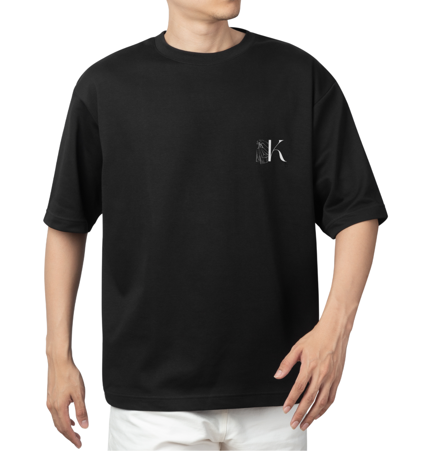 "Believe In Yourself" Oversized Messi Tribute T-Shirt – Black Edition